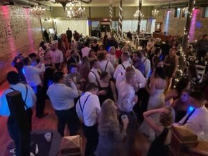 DJ Jeff with Wedding Crowd